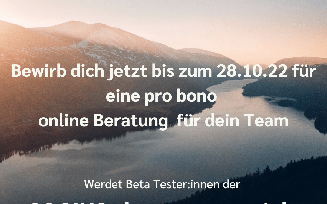 Ausschreibung für pro bono Online-Beratung