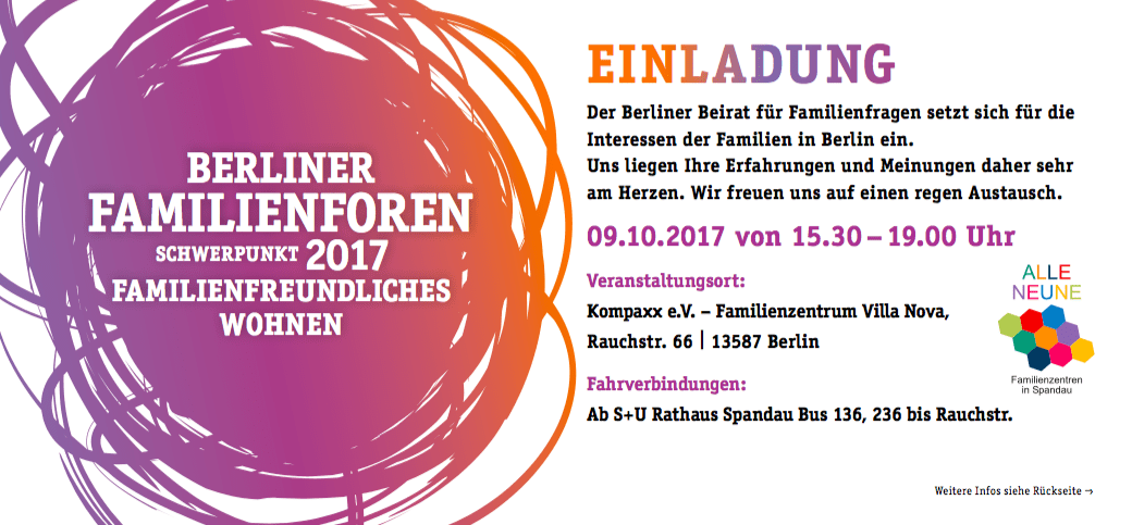 Familienfreundliches Wohnen in Spandau